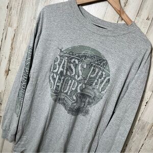 Vintage Y2K Bass Pro Shops Long Sleeve‎ Shirt Mens Size Medium